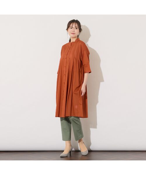 PISANO / ピサーノ シャツ・ブラウス | 【手洗いOK・綿100％】80ローン・タックチュニックブラウス | 詳細8