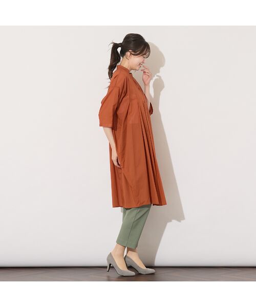 PISANO / ピサーノ シャツ・ブラウス | 【手洗いOK・綿100％】80ローン・タックチュニックブラウス | 詳細11