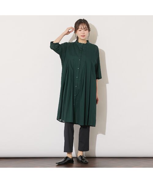 PISANO / ピサーノ シャツ・ブラウス | 【手洗いOK・綿100％】80ローン・タックチュニックブラウス | 詳細13