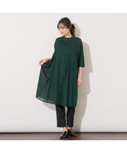 PISANO / ピサーノ シャツ・ブラウス | 【手洗いOK・綿100％】80ローン・タックチュニックブラウス | 詳細14