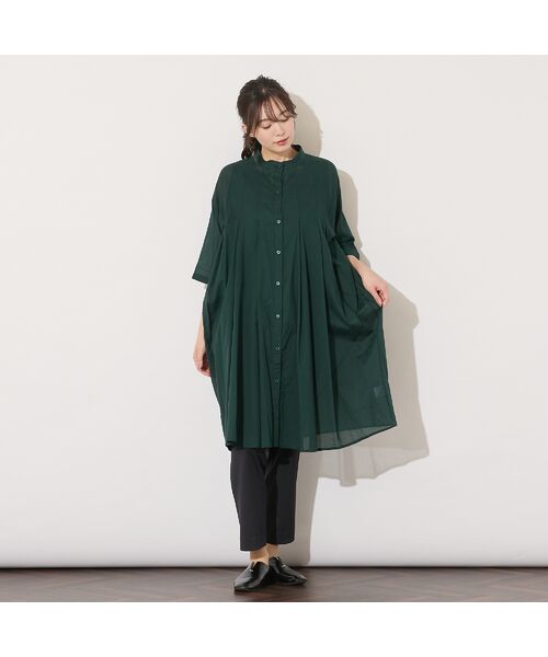 PISANO / ピサーノ シャツ・ブラウス | 【手洗いOK・綿100％】80ローン・タックチュニックブラウス | 詳細15