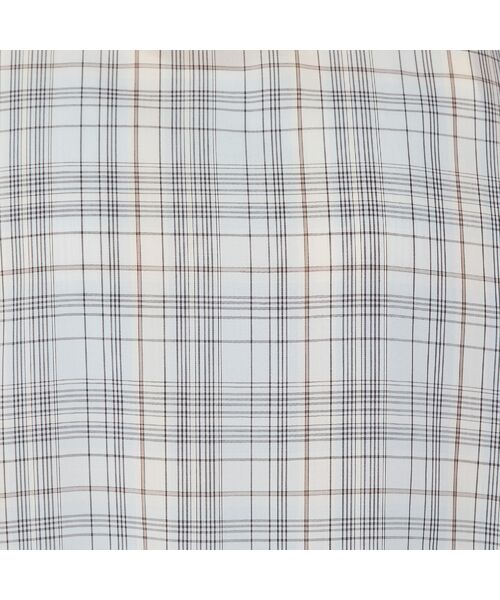 PISANO / ピサーノ シャツ・ブラウス | 【手洗いOK】キュプラチェック・ノーカラーブラウス | 詳細16