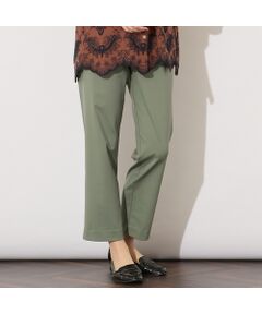 PISANO / ピサーノ ショート・ハーフ・半端丈パンツ | 【手洗いOK】クロップト丈・スリムストレートパンツ