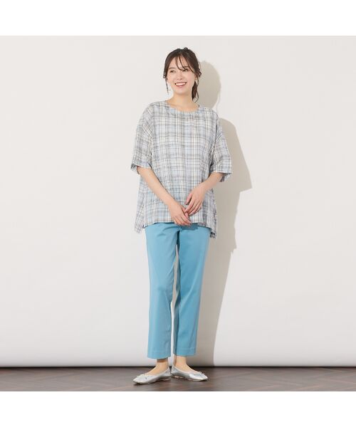 PISANO / ピサーノ ショート・ハーフ・半端丈パンツ | 【手洗いOK】クロップト丈・スリムストレートパンツ | 詳細14