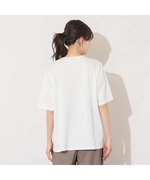 PISANO / ピサーノ カットソー | 【手洗いOK・綿100％】レオパード柄・ゴールド箔プリントカットソー | 詳細2