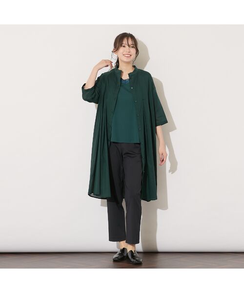 PISANO / ピサーノ キャミソール・チューブトップ | 【手洗いOK・接触冷感】シアー切り替えタンクトップ | 詳細13