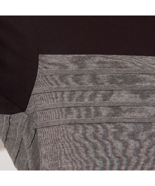 PISANO / ピサーノ カットソー | 【手洗いOK・綿100%】ピンタックボーダー・コクーンカットソー | 詳細14