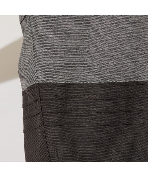 PISANO / ピサーノ カットソー | 【手洗いOK・綿100%】ピンタックボーダー・コクーンカットソー | 詳細15