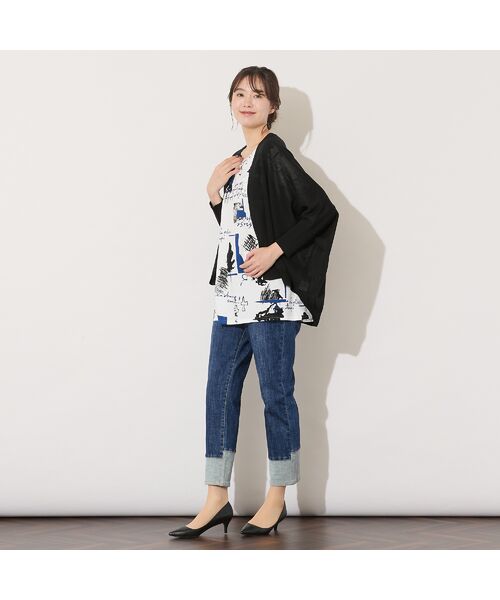 PISANO / ピサーノ カーディガン・ボレロ | 【手洗いOK】袖口リブ・ドルマンボレロ | 詳細6