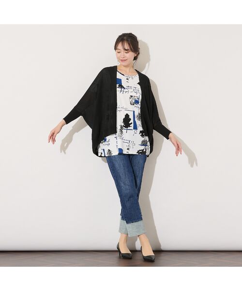 PISANO / ピサーノ カーディガン・ボレロ | 【手洗いOK】袖口リブ・ドルマンボレロ | 詳細7