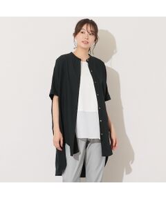 PISANO / ピサーノ チュニック | 【手洗いOK】ヨークギャザー・袖口折り返しチュニック