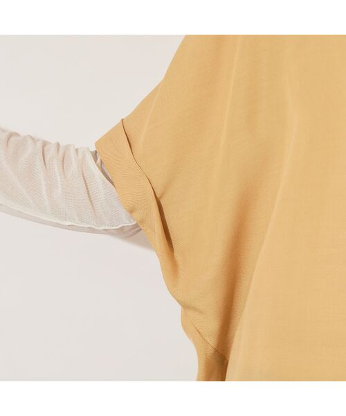 PISANO / ピサーノ チュニック | 【手洗いOK】ヨークギャザー・袖口折り返しチュニック | 詳細4