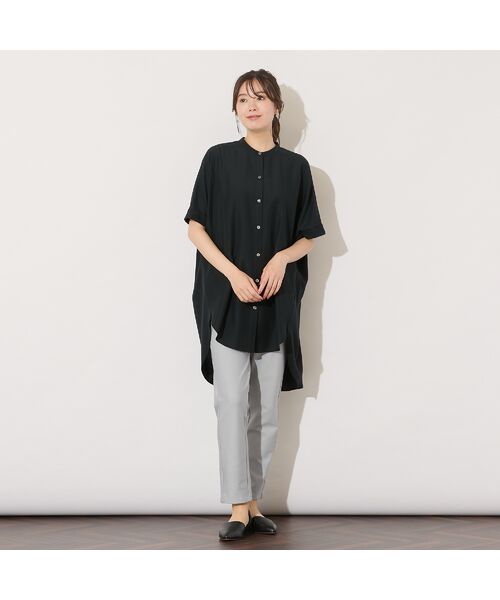 PISANO / ピサーノ チュニック | 【手洗いOK】ヨークギャザー・袖口折り返しチュニック | 詳細11