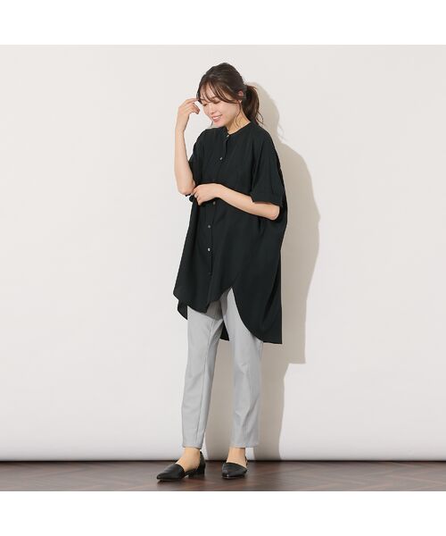 PISANO / ピサーノ チュニック | 【手洗いOK】ヨークギャザー・袖口折り返しチュニック | 詳細12