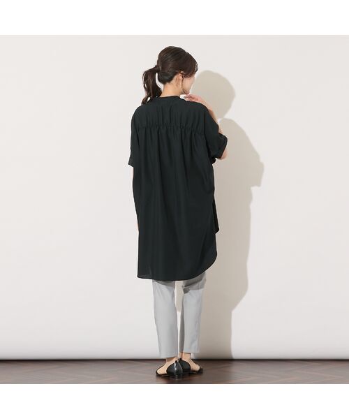 PISANO / ピサーノ チュニック | 【手洗いOK】ヨークギャザー・袖口折り返しチュニック | 詳細16