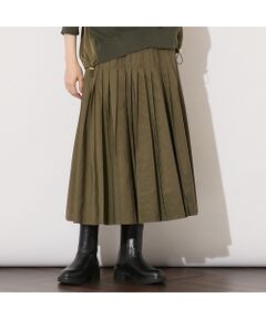 PISANO / ピサーノ ミニ・ひざ丈スカート | 【セットアップ対応】片ヒダプリーツスカート