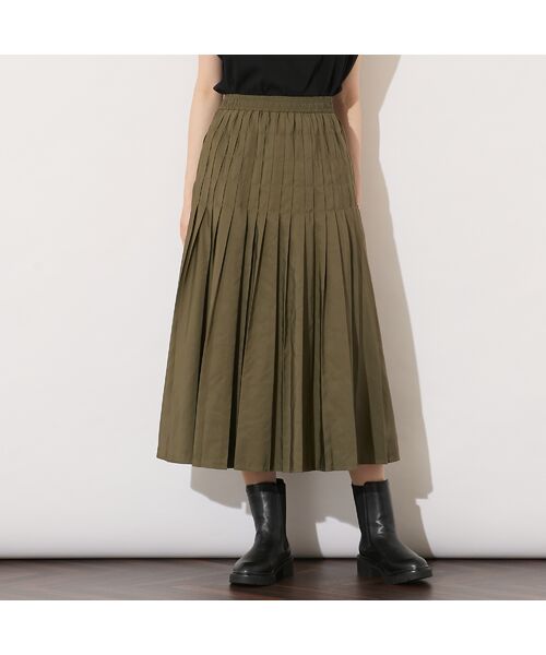 PISANO / ピサーノ ミニ・ひざ丈スカート | 【セットアップ対応】片ヒダプリーツスカート | 詳細9