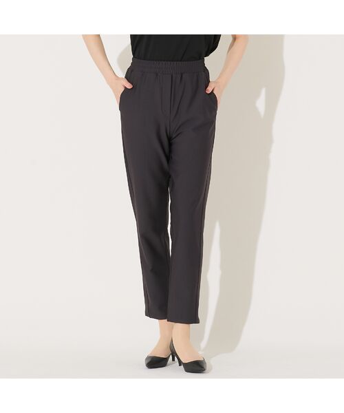 PISANO/ピサーノ 【手洗いOK】ローズファイン・サイド切り替えパンツ ブラウン 3L PISANO/ピサーノ 【手洗いOK】ローズファイン・サイド切り替えパンツ ブラウン 3L