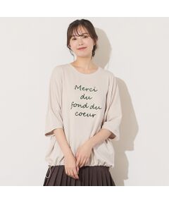 PISANO / ピサーノ カットソー | 【手洗いOK】ブラシ加工・PISANOメッセージカットソー