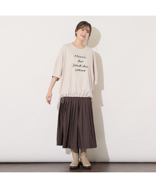 PISANO / ピサーノ カットソー | 【手洗いOK】ブラシ加工・PISANOメッセージカットソー | 詳細3