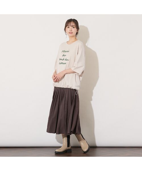 PISANO / ピサーノ カットソー | 【手洗いOK】ブラシ加工・PISANOメッセージカットソー | 詳細5