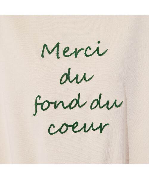 PISANO / ピサーノ カットソー | 【手洗いOK】ブラシ加工・PISANOメッセージカットソー | 詳細8