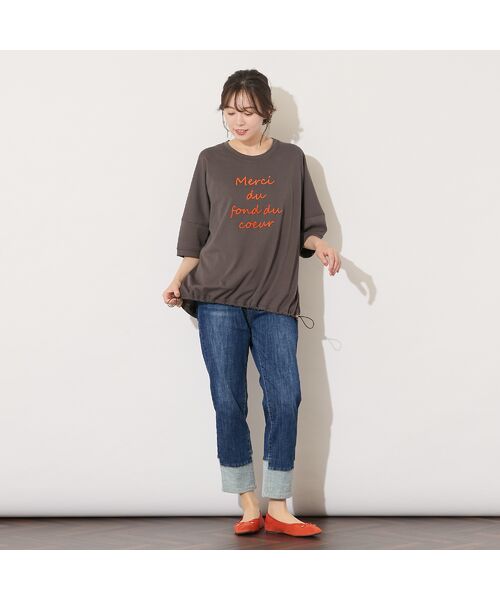 PISANO / ピサーノ カットソー | 【手洗いOK】ブラシ加工・PISANOメッセージカットソー | 詳細11