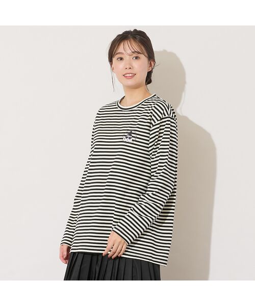 PISANO / ピサーノ カットソー | 【HAPPY FACE・手洗いOK】エマちゃんプリントロンT | 詳細1