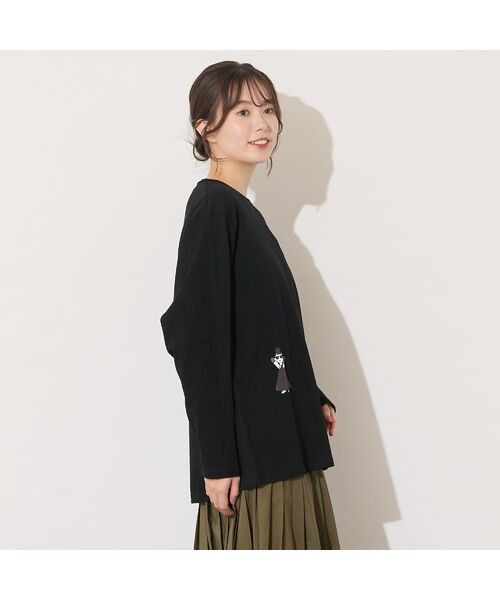 PISANO / ピサーノ カットソー | 【HAPPY FACE・手洗いOK】エマちゃんプリントロンT | 詳細11