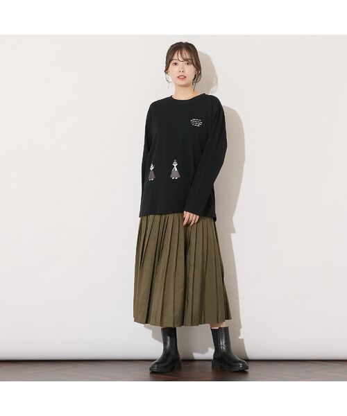 PISANO / ピサーノ カットソー | 【HAPPY FACE・手洗いOK】エマちゃんプリントロンT | 詳細13