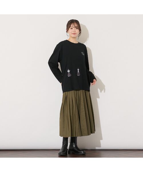 PISANO / ピサーノ カットソー | 【HAPPY FACE・手洗いOK】エマちゃんプリントロンT | 詳細15