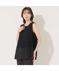 PISANO / ピサーノ タンクトップ | 【紫外線防止・接触冷感・手洗いOK】ウエスト切り替えタンクトップ