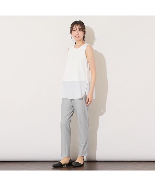 PISANO / ピサーノ タンクトップ | 【紫外線防止・接触冷感・手洗いOK】ウエスト切り替えタンクトップ | 詳細4