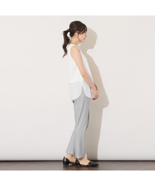 PISANO / ピサーノ タンクトップ | 【紫外線防止・接触冷感・手洗いOK】ウエスト切り替えタンクトップ | 詳細5