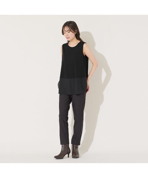 PISANO / ピサーノ タンクトップ | 【紫外線防止・接触冷感・手洗いOK】ウエスト切り替えタンクトップ | 詳細12