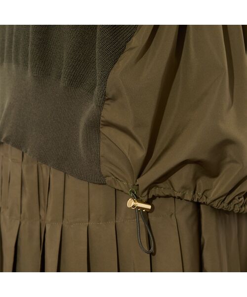 PISANO / ピサーノ ニット・セーター | 【セットアップ対応・手洗いOK】ニット×布帛ドッキングドルマンスリーブトップ | 詳細18