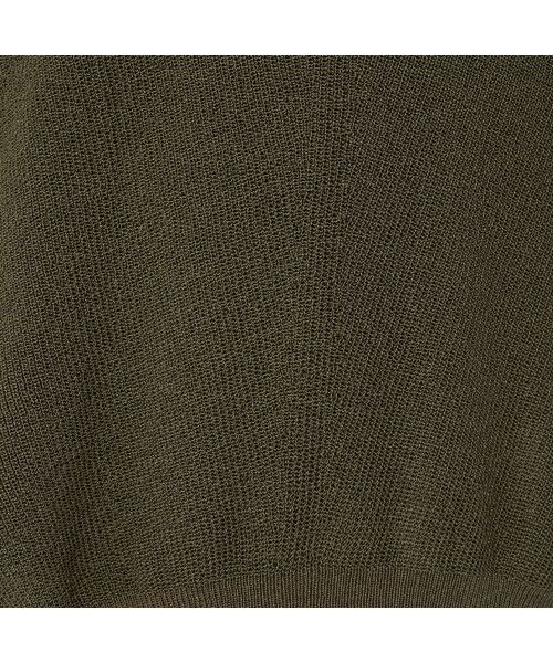 PISANO / ピサーノ ニット・セーター | 【セットアップ対応・手洗いOK】ニット×布帛ドッキングドルマンスリーブトップ | 詳細15