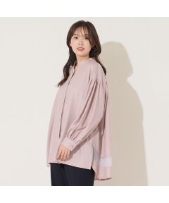 PISANO / ピサーノ シャツ・ブラウス | 【手洗いOK】スキッパー襟・バックヘム切り替えブラウス