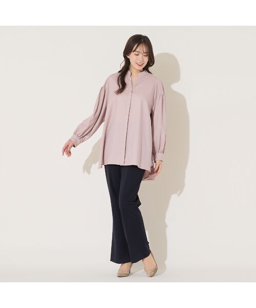 PISANO / ピサーノ シャツ・ブラウス | 【手洗いOK】スキッパー襟・バックヘム切り替えブラウス | 詳細9