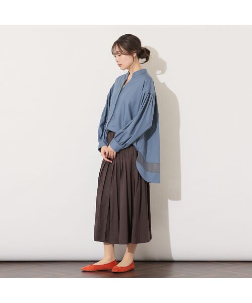PISANO / ピサーノ シャツ・ブラウス | 【手洗いOK】スキッパー襟・バックヘム切り替えブラウス | 詳細15