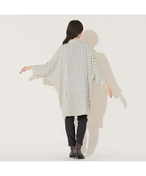 PISANO / ピサーノ シャツ・ブラウス | 【手洗いOK】2WAY・ドルマンスリーブ幾何プリントチュニックブラウス | 詳細10
