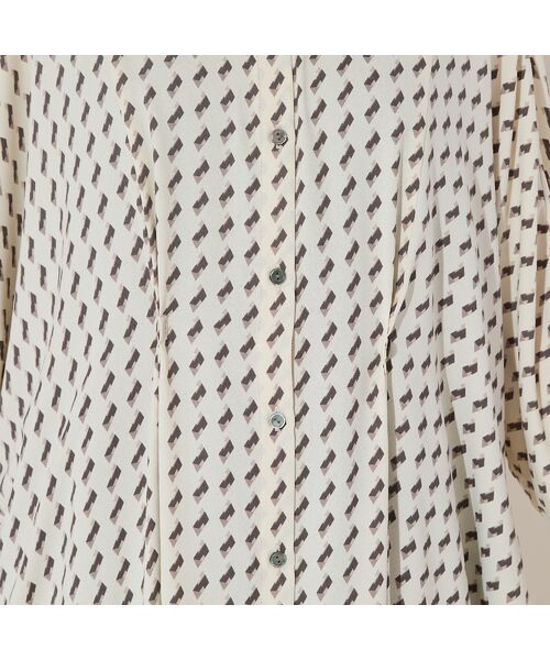 PISANO / ピサーノ シャツ・ブラウス | 【手洗いOK】2WAY・ドルマンスリーブ幾何プリントチュニックブラウス | 詳細11