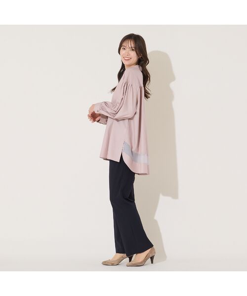 PISANO / ピサーノ その他パンツ | 【手洗いOK・接触冷感・UVカット機能】フロント切り替え美脚パンツ | 詳細10