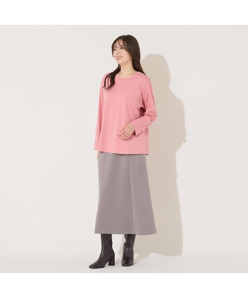 PISANO / ピサーノ カットソー | 【手洗いOK・綿100%】切り替えデザイン・サイロプレミアム天竺ロンT | 詳細13