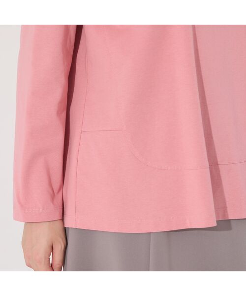 PISANO / ピサーノ カットソー | 【手洗いOK・綿100%】切り替えデザイン・サイロプレミアム天竺ロンT | 詳細15