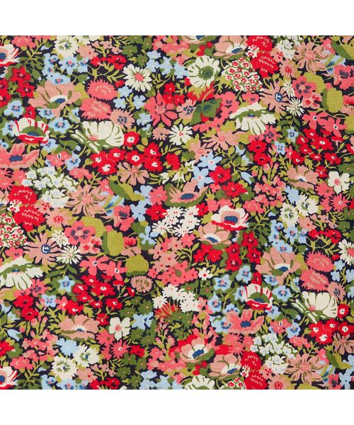 PISANO / ピサーノ カットソー | 【手洗いOK・綿100%・リバティコラボ】フラワープリントラウンドヘムカットソー | 詳細6