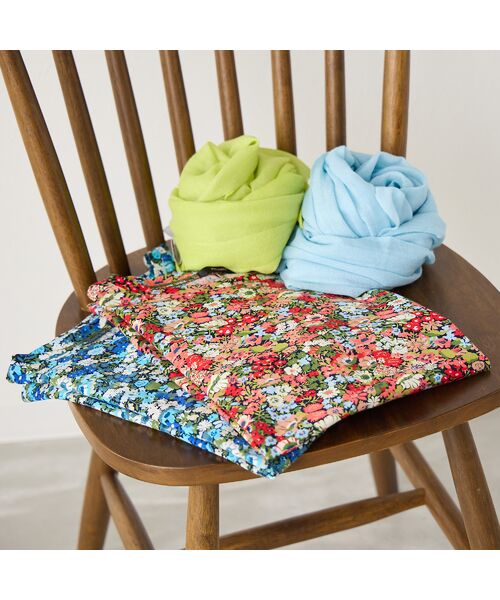 PISANO / ピサーノ カットソー | 【手洗いOK・綿100%・リバティコラボ】フラワープリントラウンドヘムカットソー | 詳細11