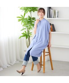 PISANO / ピサーノ ベスト | 【手洗いOK】コクーンシルエット・肩タックロングジレ