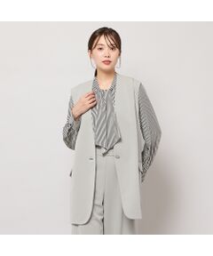 PISANO / ピサーノ ベスト | 【セットアップ対応】ショルダータック・ノーカラージレ