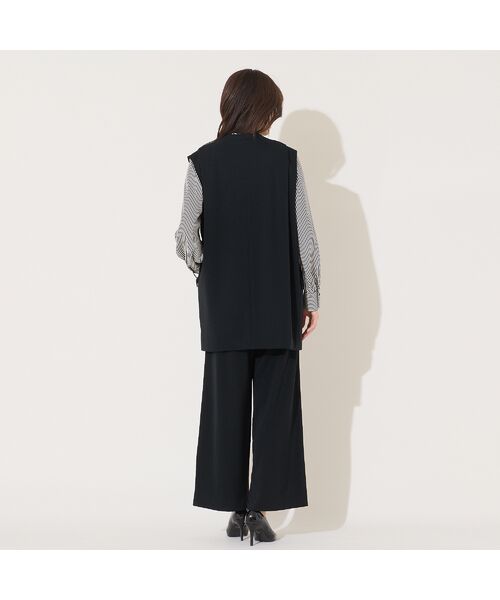 PISANO / ピサーノ ベスト | 【セットアップ対応】ショルダータック・ノーカラージレ | 詳細14